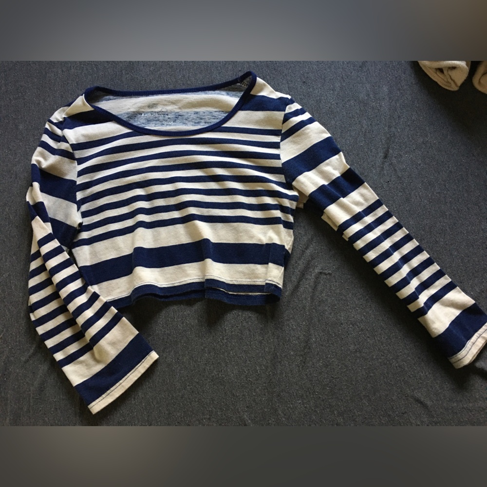 Striped crop top